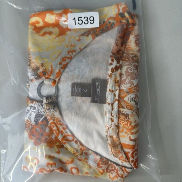 Chicos Tee Slub Cotton Large - Picture 2 of 9